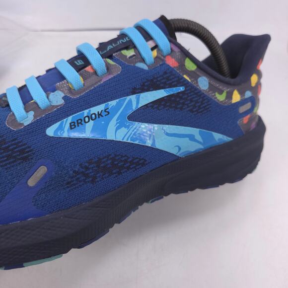Brooks Launch 9 Athletic Lace Up Running Shoe Womens Size 10 1203731B462 Blue - Picture 8 of 10